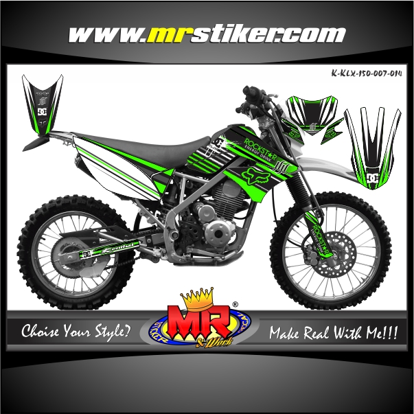 stiker-motor-klx-150-green-rr-line