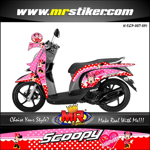 stiker-motor-scoopy-minnie-mouse