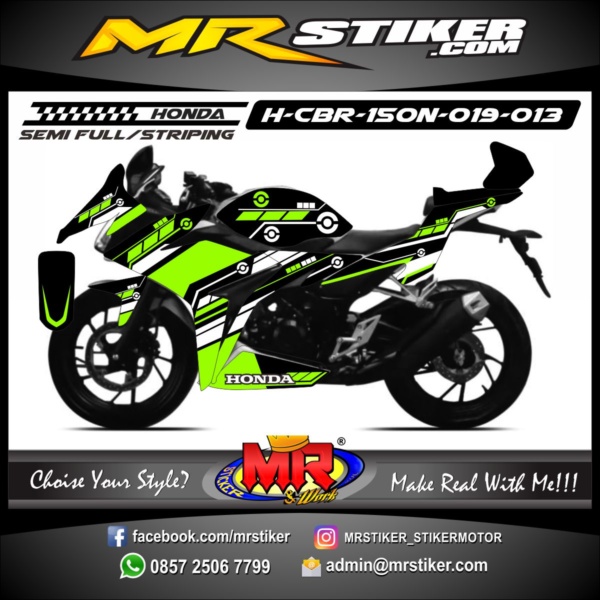 Stiker Motor Decal Honda Cbr Lokal Grafis Hrc Honda Racing Edition Stiker Motor Premium