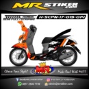 Stiker motor decal Scoopy New 2017 Abstrak