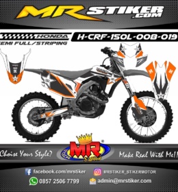  Stiker  motor decal CRF  150 L RockStar stiker  motor 