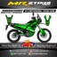 Stiker motor decal CRF 250 Rally Line Green style