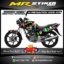 Stiker motor decal Megapro The Direction colorfull
