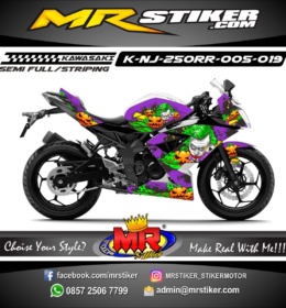 Stiker motor decal Ninja 250RR Joker