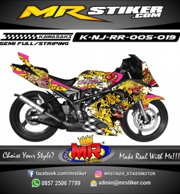 Stiker motor decal Ninja RR Barong Bali Culture