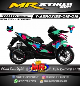 Mio Fino New Elegan Sporty Stiker Motor Premium Striping Motor