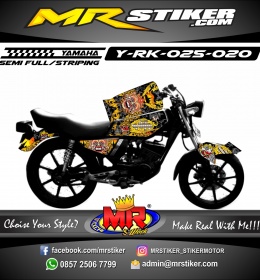 Stiker motor decal RX King Batik Barong