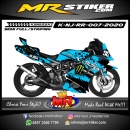 Stiker motor decal Kawasaki Ninja RR Bubble Splat Monster Energy X Block