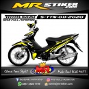 Stiker motor decal Suzuki Titan Yellow Lemon Color Line Grafis
