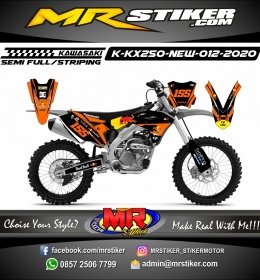 Stiker motor decal Kawasaki KX 250 New 