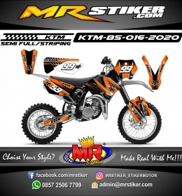 Stiker motor decal KTM 85 Orange Fox Race