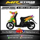 Stiker motor decal Suzuki Nex Airbrush ColorFul