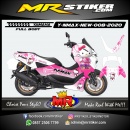 Stiker motor decal Yamaha NMAX New 2020 Pinky Hello Kitty (FULLBODY)
