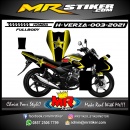 Stiker motor decal Honda Verza Yellow Rockstar (FULLBODY)