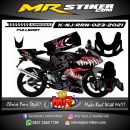 Stiker motor decal Kawasaki Ninja RR New Black Venom (FULLBODY)
