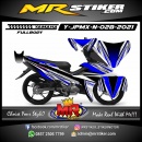 Stiker motor decal Yamaha Jupiter MX New Blue Silver Mate Grafis