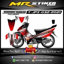Stiker motor decal Yamaha Jupiter Z Red Silver Mate Grafis Racing FullBody