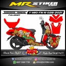 Stiker motor decal Yamaha Mio Fino New Balinessa Culture FullBody