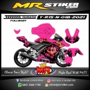 Stiker motor decal Yamaha R15 New Pink Tazmania Looney Tunes (FULLBODY)