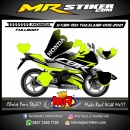 Stiker motor decal Honda CBR 150 THAILAND Race Flag Grafis Lime Stabillo Color FULLBODY