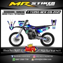 Stiker motor decal Yamaha YZ 250 F New Line Grafis Color Great