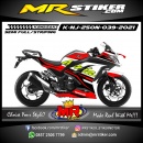Stiker motor decal Kawasaki Ninja 250 New Red Line Sporty Grafis Race