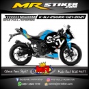 Stiker motor decal Kawasaki Ninja 250 RR Mono Sky VR 46