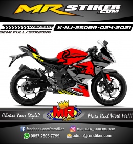 Stiker motor decal Kawasaki Ninja 250 RR Mono Pirelli Redbull Graphic