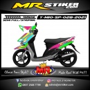Stiker motor decal Yamaha Mio Sporty Grafis Line Colorful