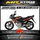 Stiker motor decal Yamaha Vixion Orange Graphic Sharp
