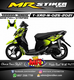 Stiker motor decal Yamaha X-RIDE New Yellow Stabillo Alpinestar Grafis
