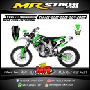 Stiker motor decal Motocross TM MX 2012-2013 Green Line Monster Energy