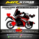 Stiker motor decal Honda CBR 150 Thailand FullBody Red Line Graphic Minimalis Sport