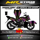 Stiker motor decal Honda Verza Fullbody Line Purple Graphic Sporty