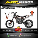 Stiker motor decal Motocross Beta RR 2T 2013 White Orange Grafis Trail Edition