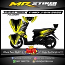 Stiker motor decal Yamaha Mio J Yellow Line Decal Sporty Race 4 FullBody
