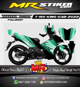 Stiker motor decal Yamaha MX KING Tosca Grafis Line Modify Line Fullbody