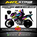 Stiker motor decal Yamaha Vixion New Line Sporty Colorful Sporty Race Fullbody
