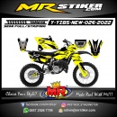 Stiker motor decal Yamaha YZ 85 New Yellow Graphic Line Decal Striping Trail