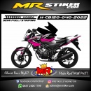 Stiker motor decal Honda CB 150 R Pink Grafis Line White Street Sharping Sporty Race