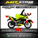 Stiker motor decal Honda CB 150 X Yellow Stabillo Grafis Sporty Red Line FullBody Wrap