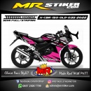 Stiker motor decal Honda CBR 150 Old Grafis Sporty Graphic Line Pink Sharphing Grafis