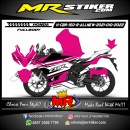 Stiker motor decal Honda CBR 150 R AllNew 2021 FullBody Graphic Decal Race Sporty Pink Line Grafis Kece